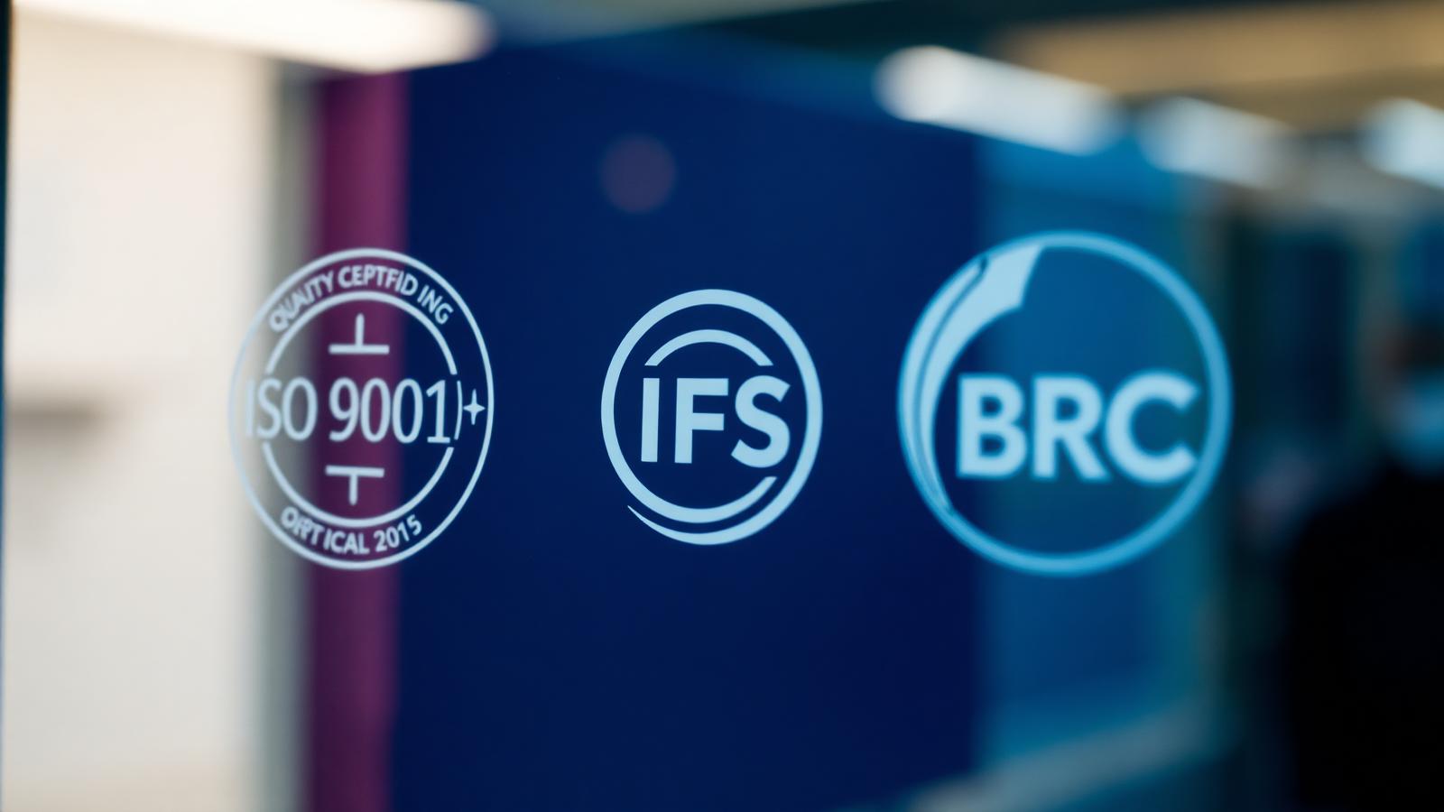 ISO IFS BRC πιστοποιήσεις